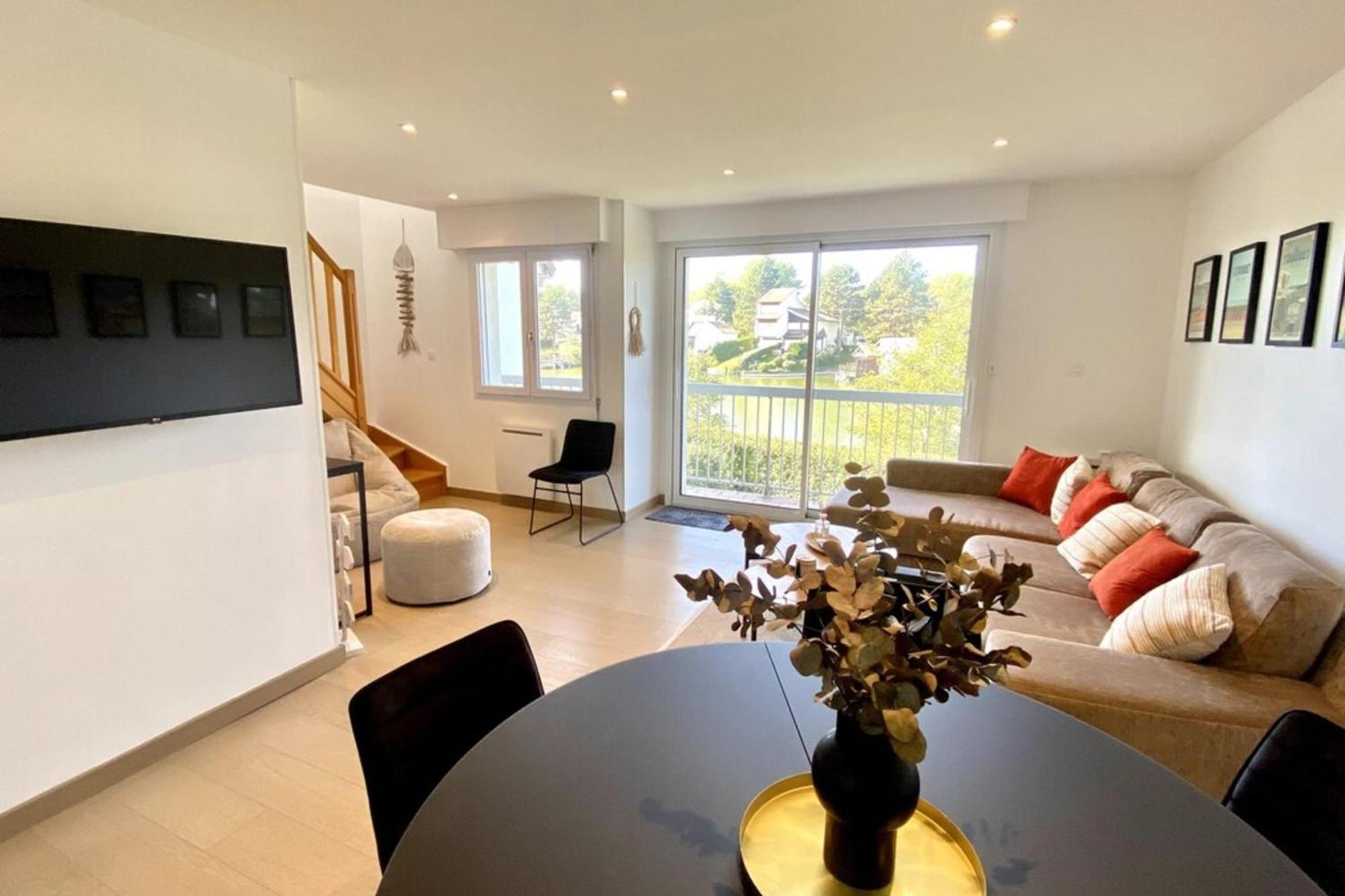 Superb Duplex With Lake View For 6 People Le Touquet ภายนอก รูปภาพ